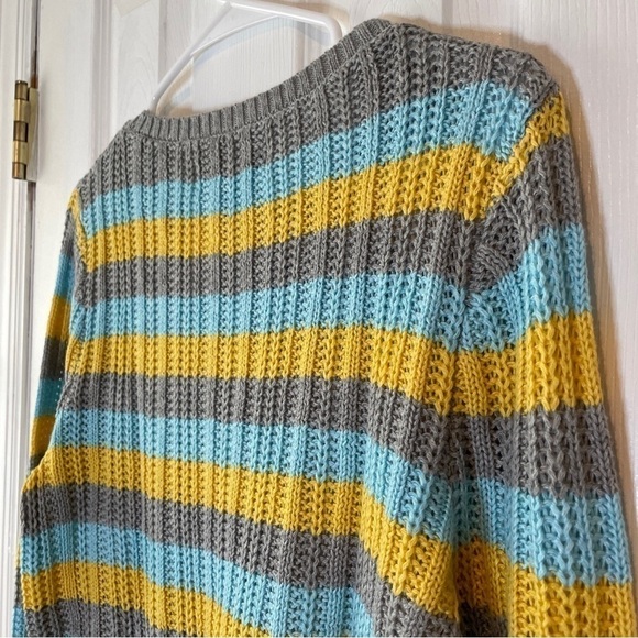 Prince & Fox Striped Crop Sweater Junior Extra Large NWT - Picture 10 of 16